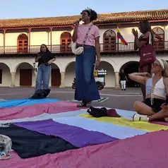 Imagen de: COLOMBIA - Plantón por la visibilidad trans