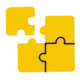 yellow puzzle piece